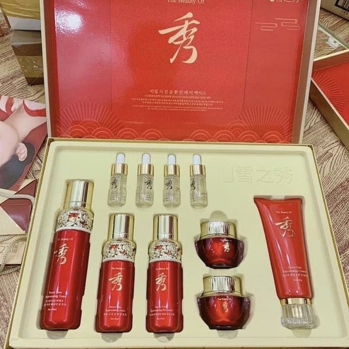Bộ Kem Lanhua Hàn Quốc Cao Cấp 7in1 Dưỡng Trắng, Mờ Nám, Chống Lão Hóa
