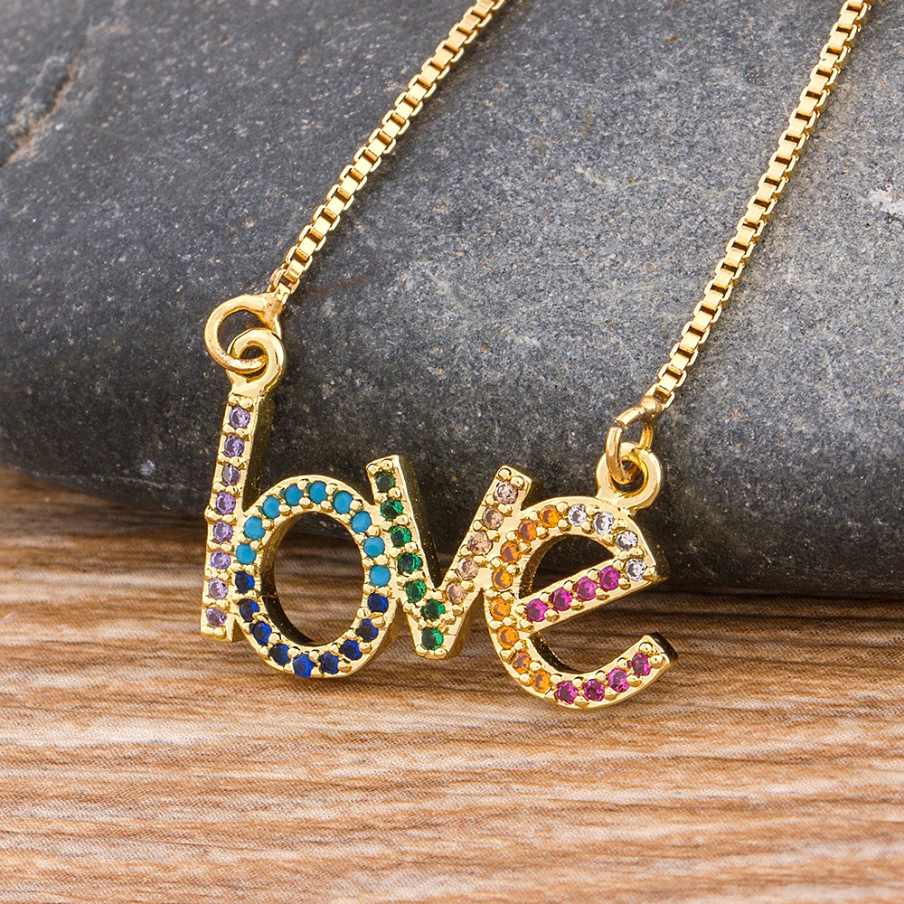 Vòng cổ Mặt Chữ Love Năm 2022 Thời Trang Dành Cho Nữ