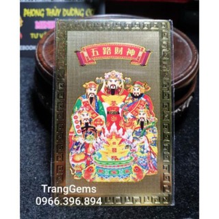 S306 kim bài ngũ lộ thần tài - khai vận mở cung tài lộc - tranggems