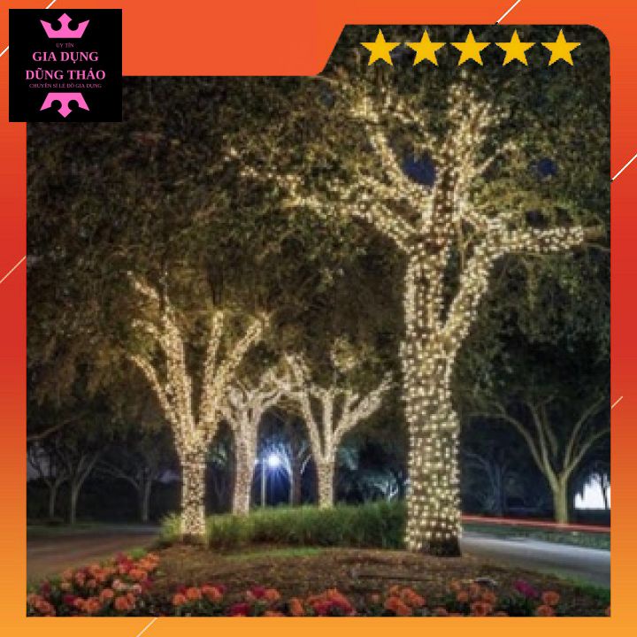 Đèn nháy 50m trang trí lễ tết noel