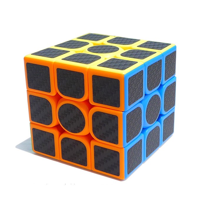 Rubik Cube 3*3*3 Phiên Bản Mặt Vân Cacbon