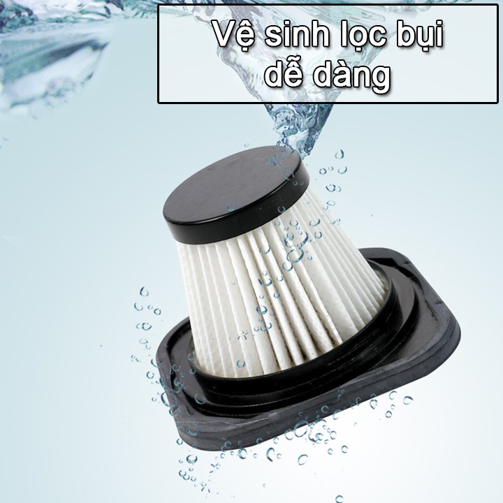 Máy hút bụi cầm tay không dây AIKESI, Máy Hút Bụi Mini Không Dây Có Đèn LED Cho, Ô Tô, Thú Cưng, Gia Đình