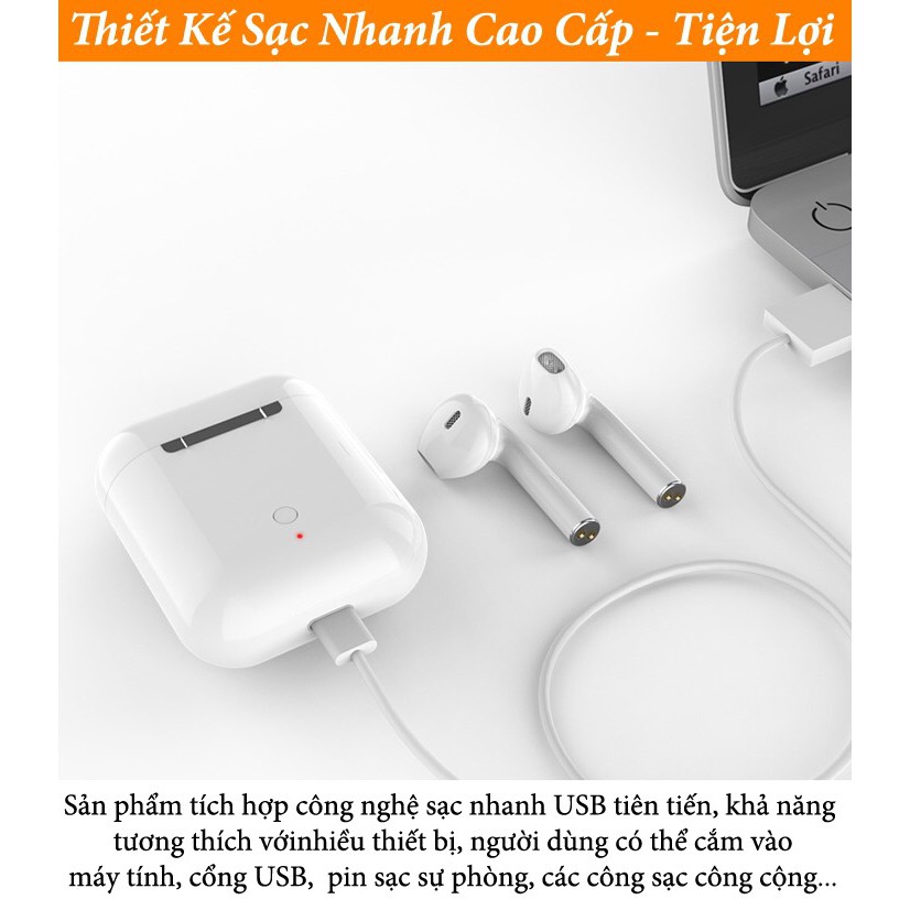 [ Free Ship] TAI NGHE KHÔNG DÂY BLUETOOTH INPODS 12 #I12 TWS ĐIỀU KHIỂN CẢM BIẾN HIFI CHO ANDROID iOS Bảo hành 12 tháng | BigBuy360 - bigbuy360.vn