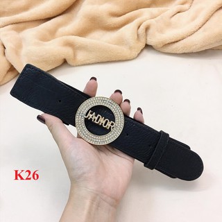 Đai váy belt JA TRÒN ĐÁ 4cm K26