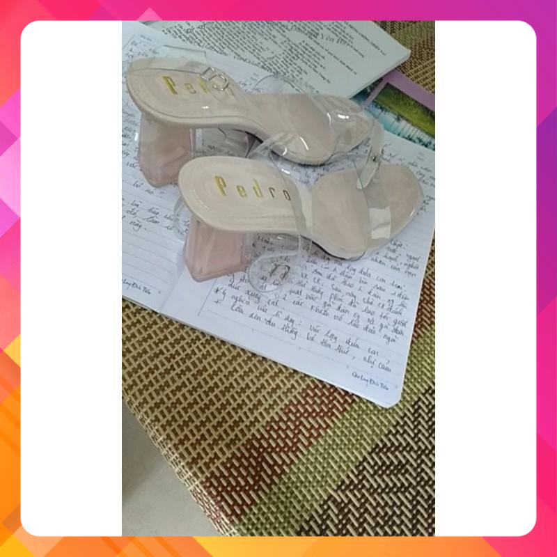 ( LOẠI 1) Sandal quai trong siêu tôn dáng