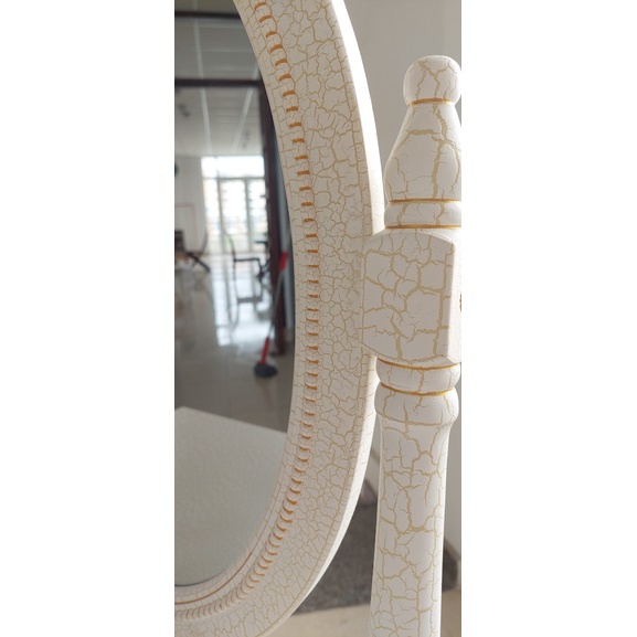 Bộ Bàn Phấn Gỗ Nhiều Màu, Bộ Bàn Ghế Trang Điểm Gỗ Thông Trang Nhã - Hàng VN Xuất Khẩu