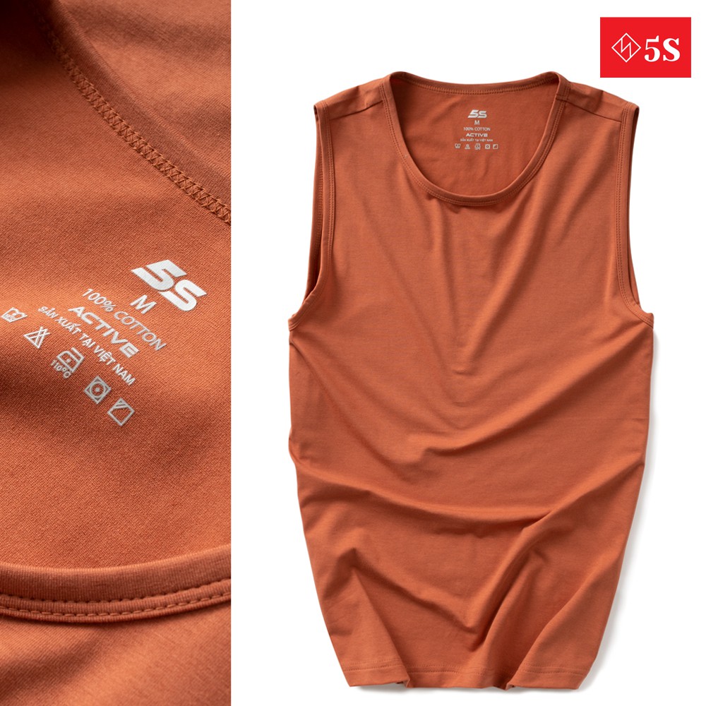 Áo Sát Nách Nam 5S (6 màu), Chất Liệu Thoáng Mát, Chống Nhăn, Kiểu Dáng Thể Thao Trẻ Trung, Khỏe Khoắn (ATT21004-03) | BigBuy360 - bigbuy360.vn