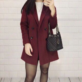 Măng tô dạ khoác Asos
