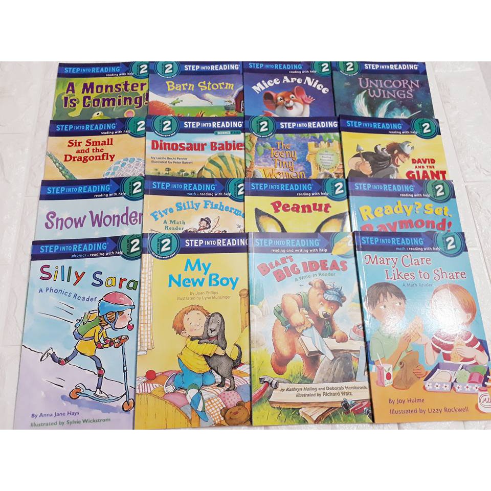 [Freeship]Bộ Nhập - STEP INTO READING 2 (Full 30C+FILE MP3)