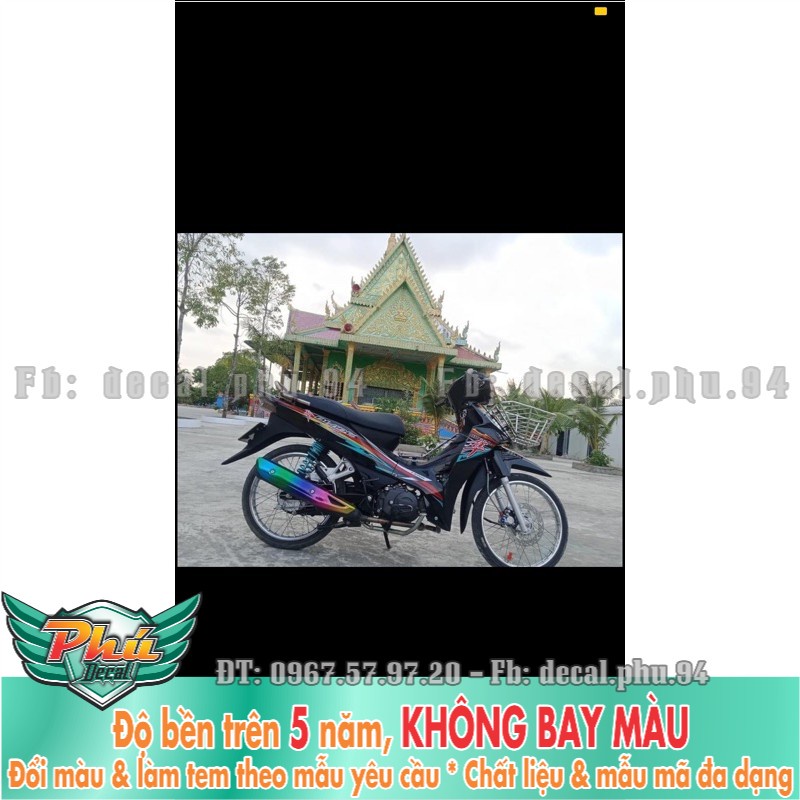Tem rời Blader xe đen hayabusa ( Mới ) -1