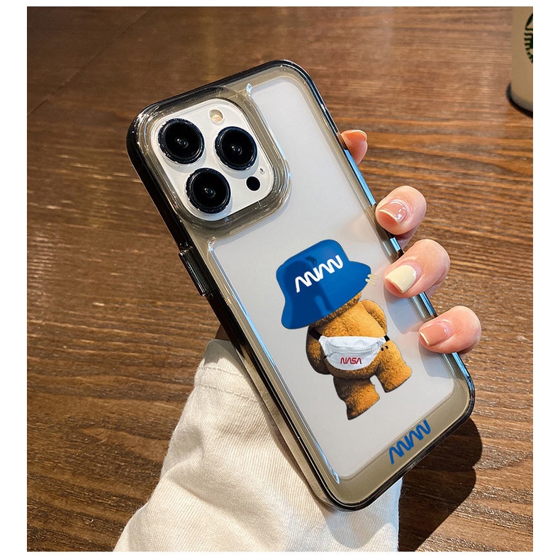 NASA Ốp Điện Thoại Cứng Trong Suốt Chống Sốc Mẫu Mới Cho IPhone 14 13 Pro MAX 12 11 Pro MAX XS MAX XR X 7plus 8 Plus Mini 14
