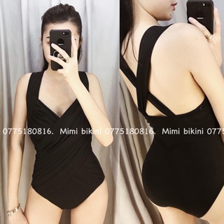 Áo tắm liền thân nhún bụng