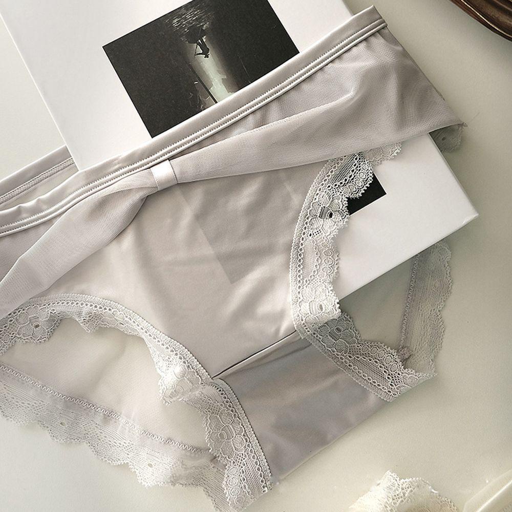 BACK2LIFE Quần Lót Ren Thoáng Khí Màu Sắc Quyến Rũ Cho Nữ