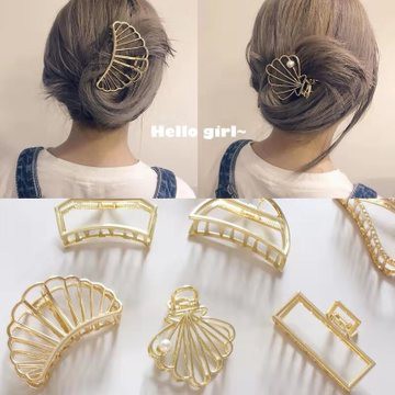 Kẹp tóc kim loại phong cách Hàn Quốc nhiều mẫu xinh xẵn