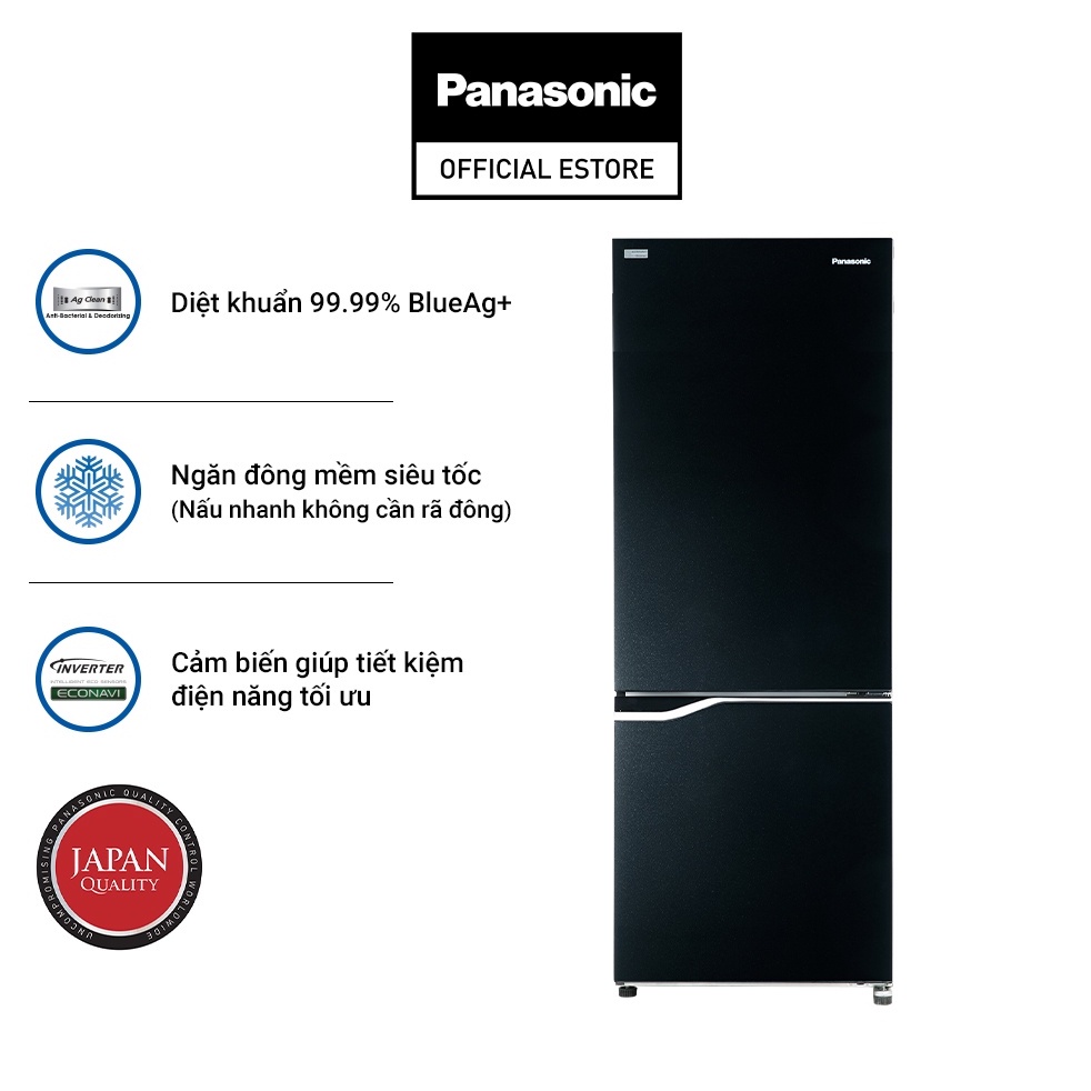 [Chỉ Giao Tại HCM] - Tủ Lạnh 2 Cánh Panasonic 290 Lít NR-BV320GKVN - Hàng Chính Hãng