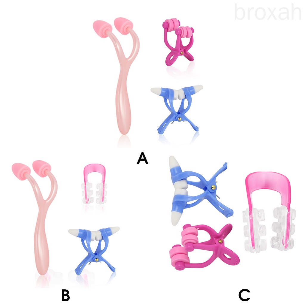 [Hàng mới về] Bộ 3 dụng cụ kẹp hỗ trợ nâng mũi làm đẹp tiện lợi