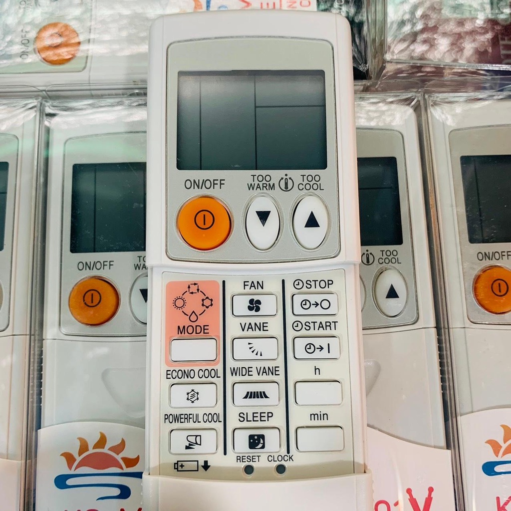 Điều khiển điều hòa Đa năng MITSUBISHI dùng được tất cả điều hòa 1 chiều 2 chiều inverter của Máy Lạnh Mitsubishi