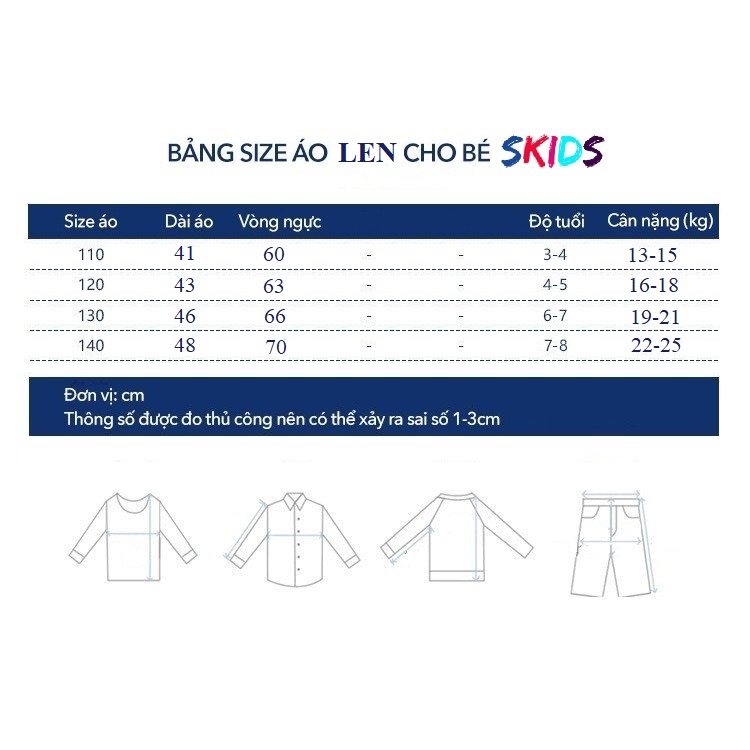 Áo len bé trai siêu nhân hàn quốc thời trang trẻ em thu đông 12-16kg SKIDS