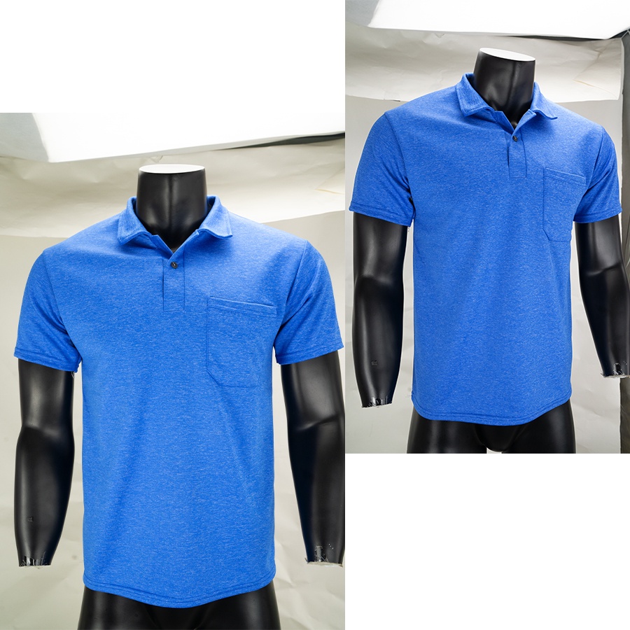 Áo phông nam trung niên tay ngắn polo form rộng có cổ cotton đẹp FF19O