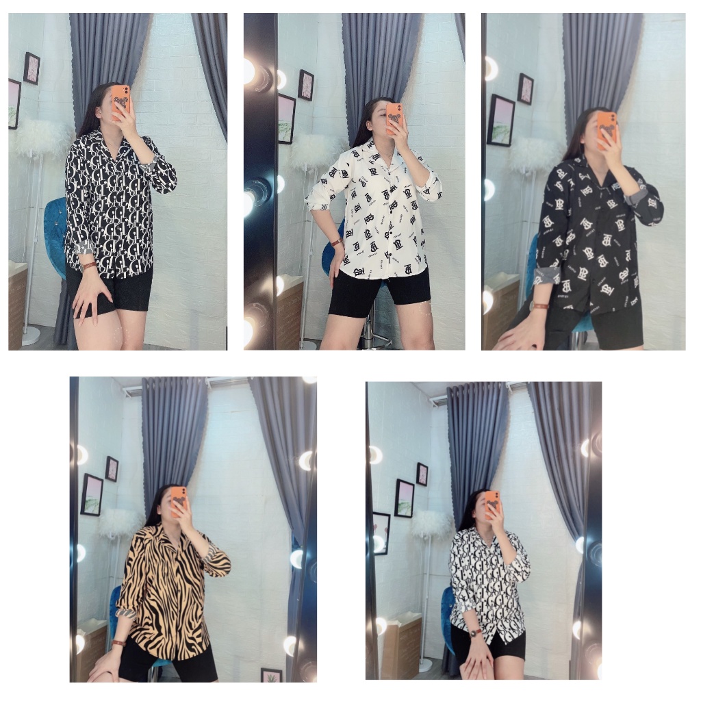 Áo sơ mi tay dài bigsize các loại sơ mi Dio - sơ mi vằn - sơ mi B ngoại cỡ từ 57-93kg SMTD