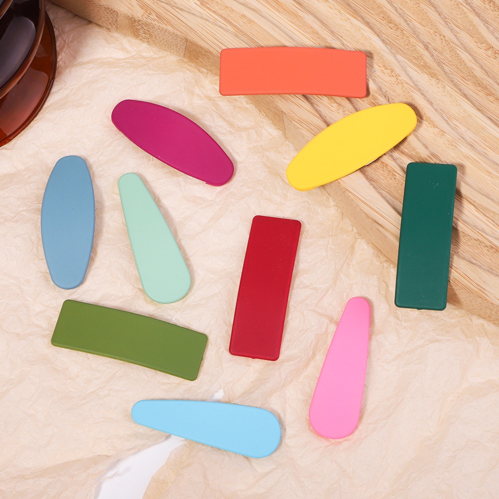 Set 10 Kẹp tóc KIDSBOWS hình giọt nước nhiều màu sắc kẹo ngọt phong cách Hàn Quốc cho nữ