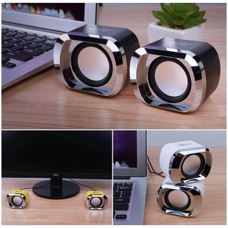 【Th 3-5 】free shipping USB 2.0 notebook speakers wired stereo mini computer speaker for desktop laptop note PC mp3 m book