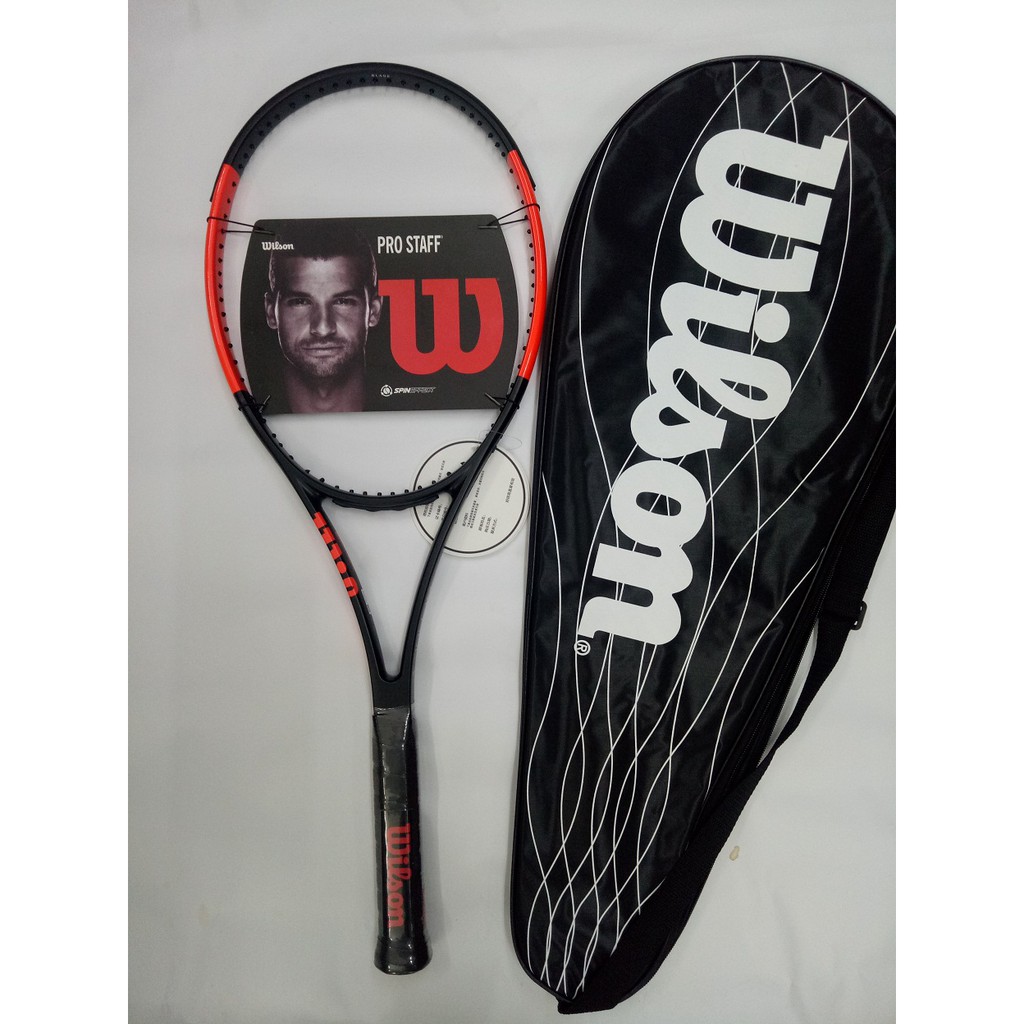 Vợt tennis Wilson 250g- Màu cam - tặng căng cước quấn cán và bao vợt - ảnh thật sản phẩm