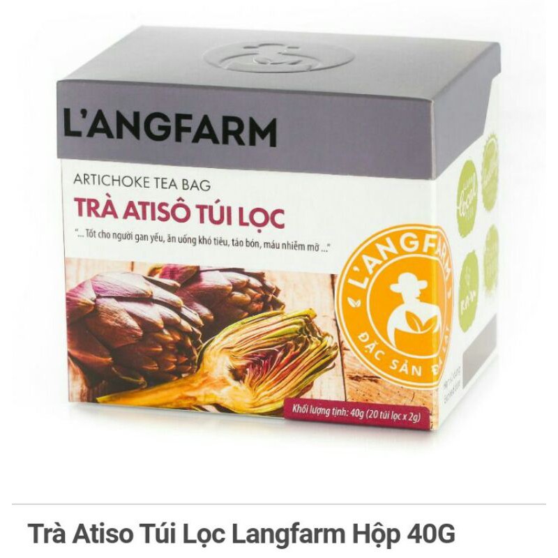 Trà Atiso Túi Lọc Langfarm Hộp 50G (2g x 25 tép)