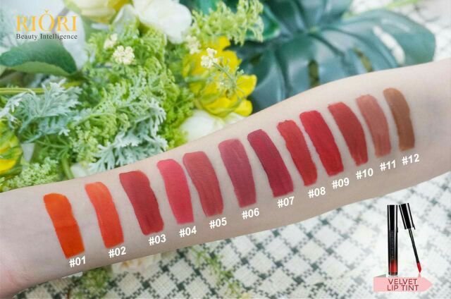 Son kem lì Riori- Velet Lip Tint(Tặng 1 Son dưỡng + 1 Tẩy TBC môi)