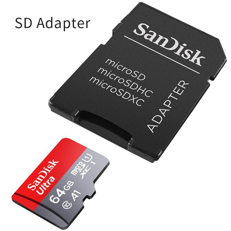 SANDISK Thẻ Nhớ 64gb 128gb 256gb 512gb 100mb / S Class10 Micro Sdxc