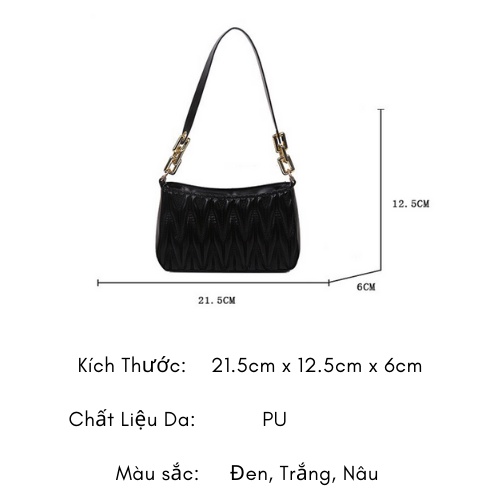 Túi đeo chéo vai nữ da mềm cá tính dễ thương nhiều ngăn thời trang cao cấp VANMIC-TXVM002
