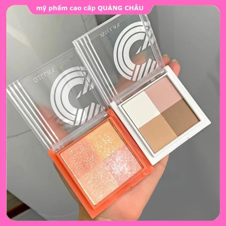 Một Hộp Phấn Nhũ Trang Điểm Mắt Má Kiêm Bắt Sáng CHỮ G