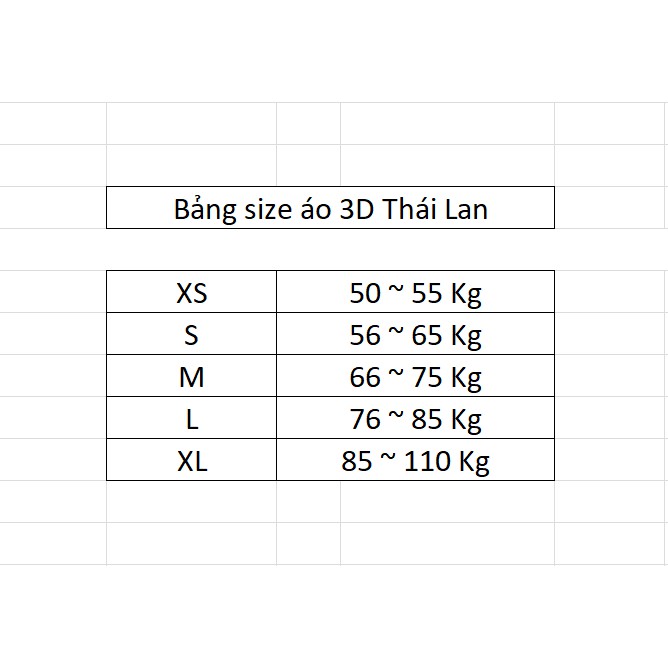 [Hàng made in thailand - bảo hành 12th] Áo Phông 3D Thái Lan chính hãng - Bảo hành màu sơn 12 tháng