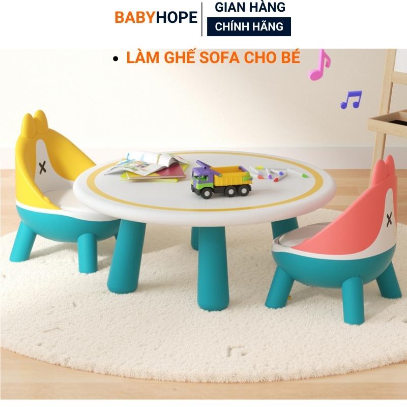 Ghế ăn dặm cao cấp cho bé 2in1 vừa là ghế ăn dặm,Sofa BABYHOPE