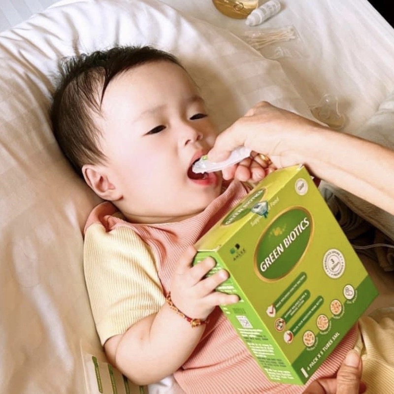 GREEN BIOTICS - Men vi sinh bào tử lợi khuẩn (1 hộp 4 vỉ = 20 ống) Tiêu hoá khoẻ - Trẻ ăn ngon