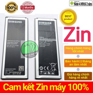 [Chính Hãng] Pin SAMSUNG Note 4 (N916) 2 sim, 3000mAh - Đúng Chất lượng - BH 1 năm