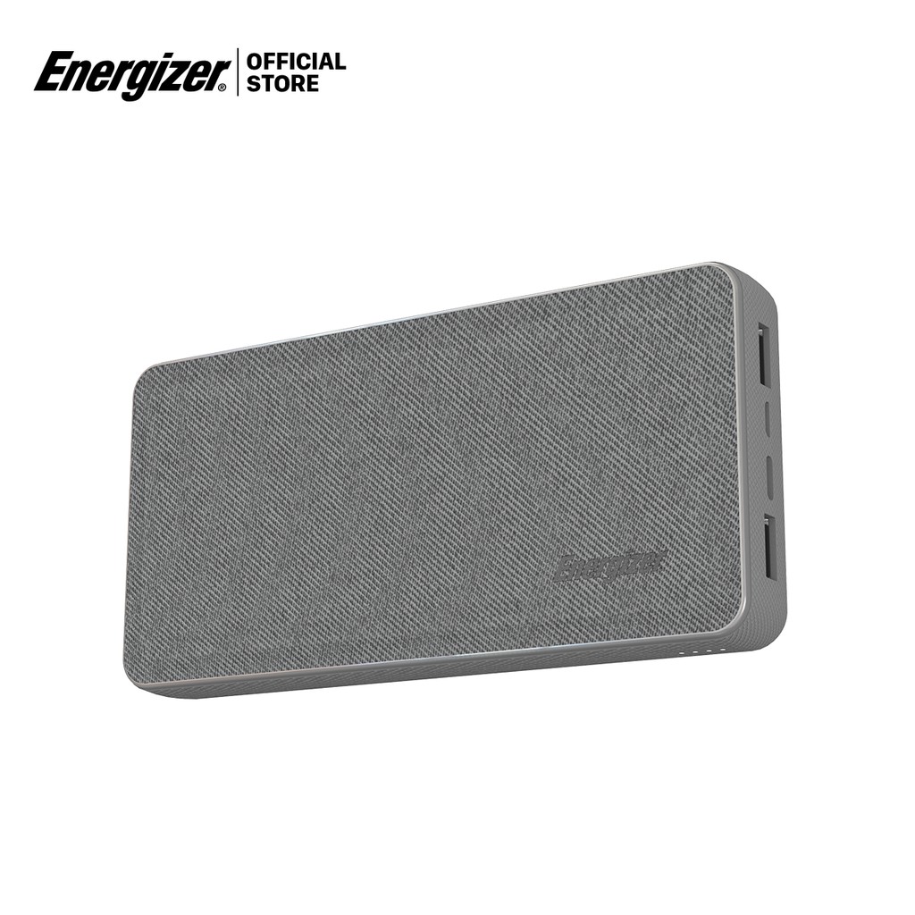 Sạc dự phòng bọc vải Fabric thời trang Energizer 15000mAh - UE15043GY