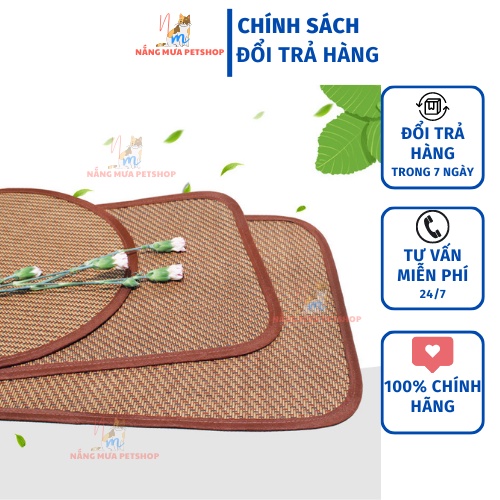 Chiếu điều hòa cho chó mèo, chiếu mát mùa hè cho chó mèo, thảm trải lồng chó mèo.