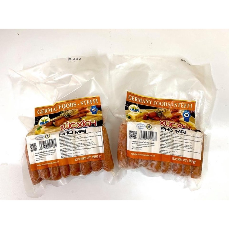Xúc xích phomai Đức