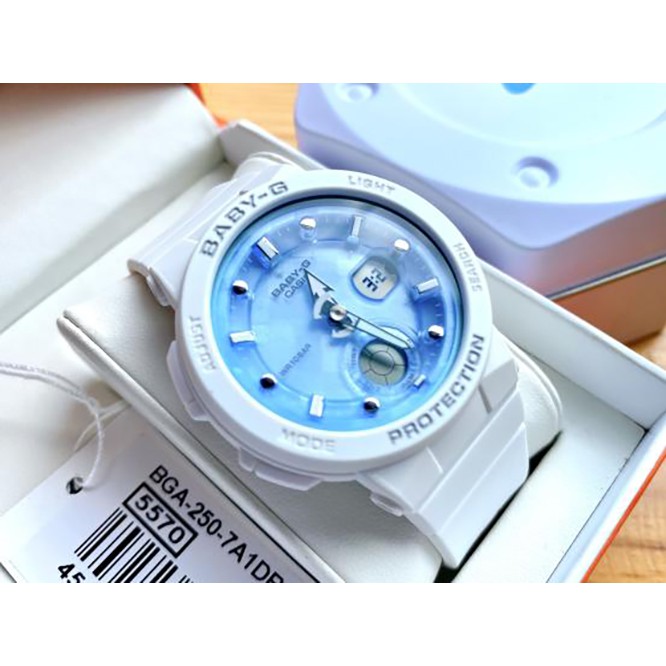 Đồng hồ nữ Casio Baby-G BGA-250-7A1DR chính hãng chống va đập , chống nước 100m , Bảo hành 12 tháng