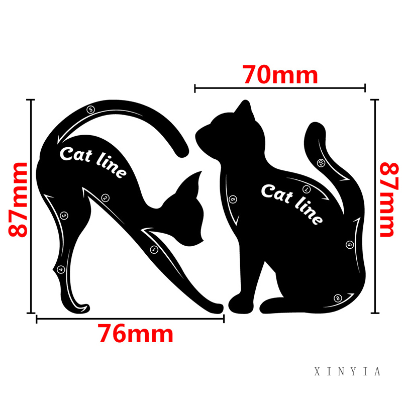 Bộ 2 khuôn kẻ mày trang điểm tiện lợi cho nữ