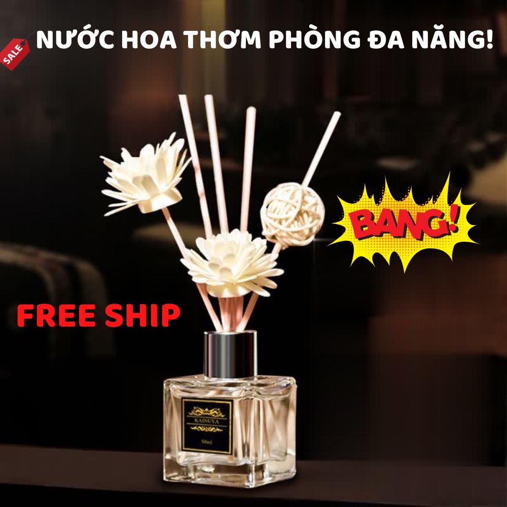 Tinh dầu thơm phòng , để bàn kèm que khuếch tán hương thơm tự nhiên ATILA SHOP