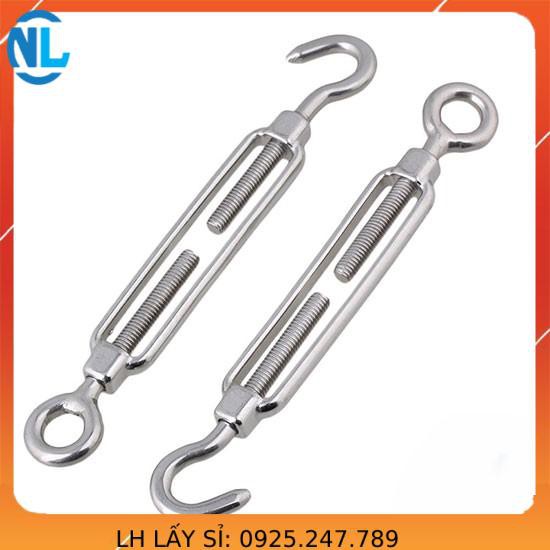 Tăng đơ mạ kẽm 1 móc 1 tròn D10mm công ty cáp thép Thái Bình Vina