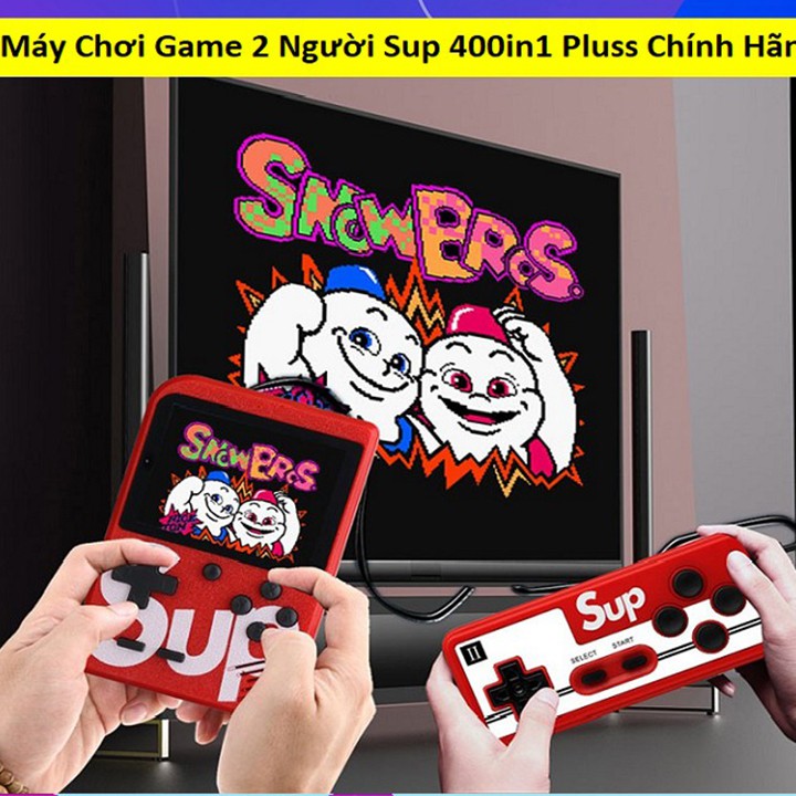 Máy chơi game 4 nút cầm tay 400in1 SUP BOX 400 kèm tay phụ chơi đôi 2 người Tặng dây DVI xuất tivi youngcityshop 30.000