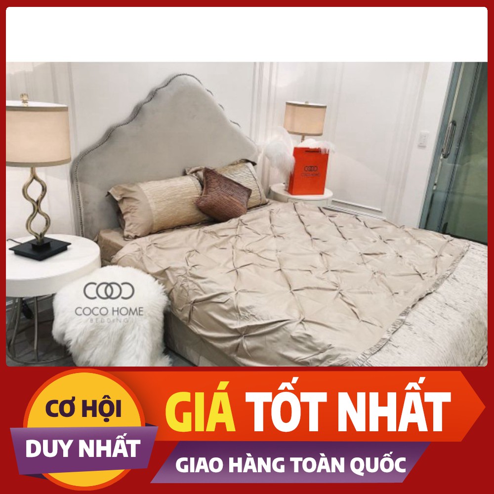 Bộ chăn ga gối cưới lụa Luxury nhập khẩu cao cấp