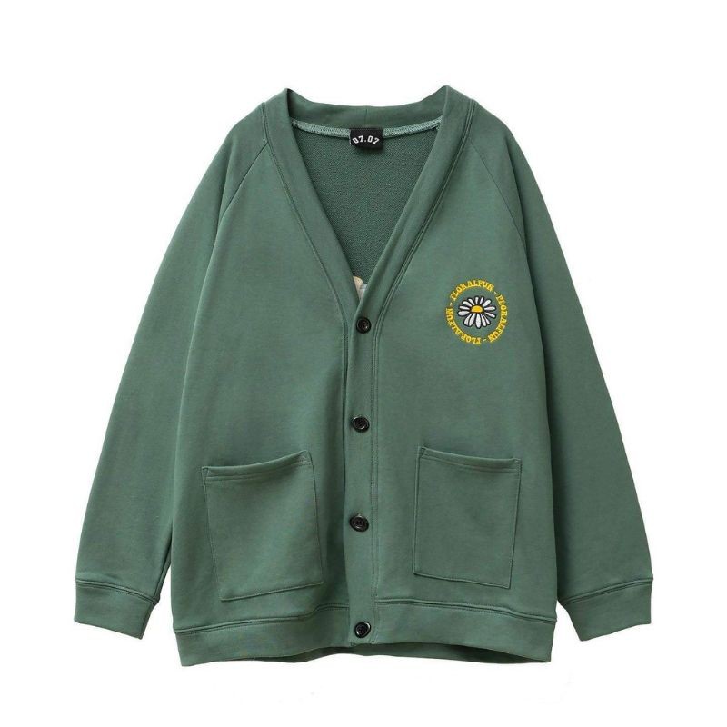 ÁO KHOÁC CARDIGAN FLORAL FUN Unisex (Ảnh thật)