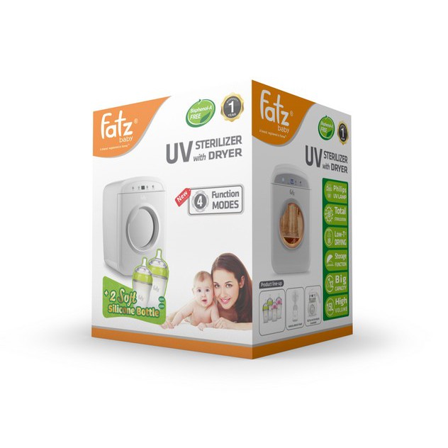 [Mã 267FMCGSALE giảm 8% đơn 500K] Máy tiệt trùng sấy khô UV Fatzbaby - Thunder 1 - FB4702SL