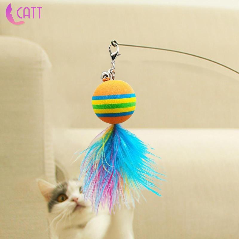 Đồ Chơi Lông Vũ Tương Tác Với Mèo Cưng [Dadada1]