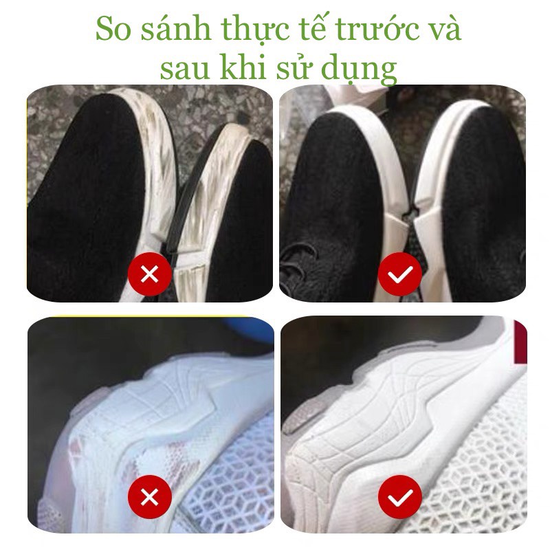 Dung Dịch |Tẩy Vết Trầy Xước Đen| |Làm Sạch Cạnh| Trên Giày Thể Thao Và Guốc Da Lì Da Bóng |30ml|