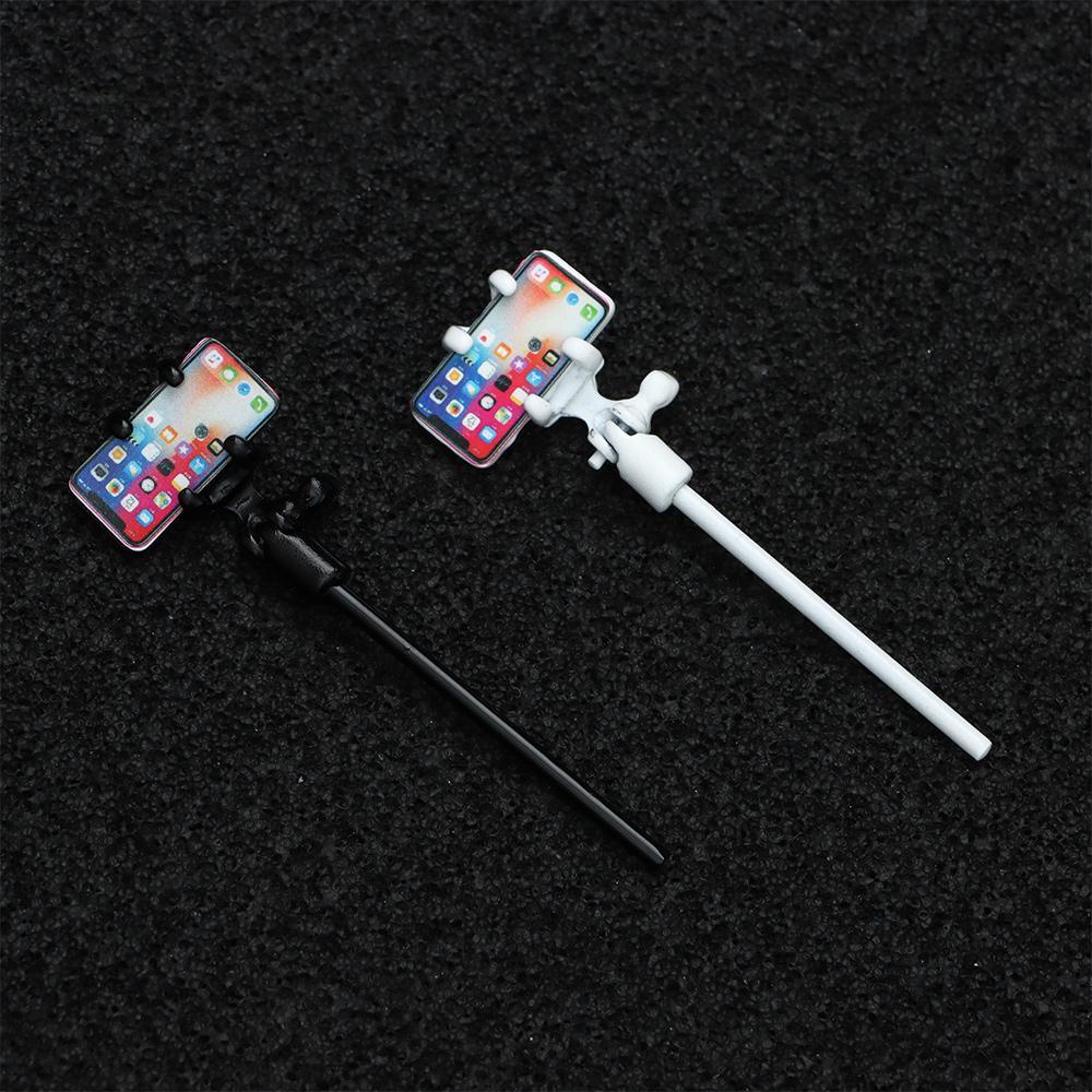 Đồ Chơi Gậy Tự Sướng Màu Trắng / Đen Mini Trang Trí Nhà Búp Bê